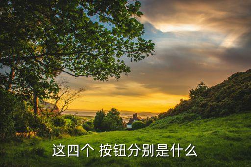 这四个 按钮分别是什么