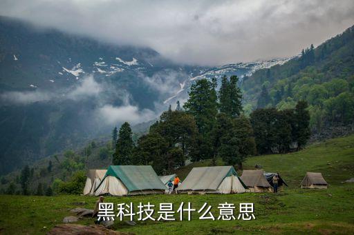 黑科技是什么意思