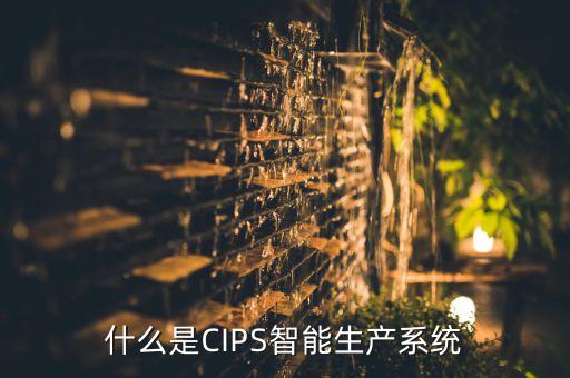 什么是cips智能生产系统