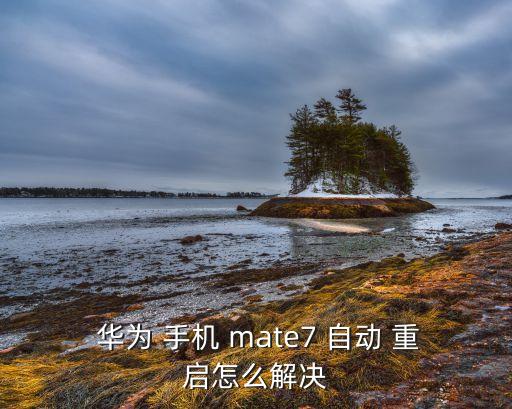  华为 手机 mate7 自动 重启怎么解决