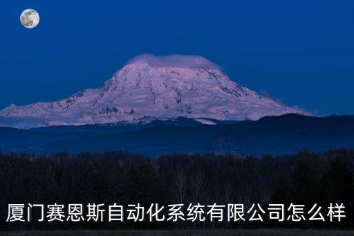 厦门赛恩斯自动化系统有限公司怎么样