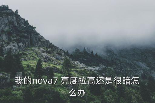 自动调亮度nova最暗,华为nova 3,手机亮度为什么调不亮
