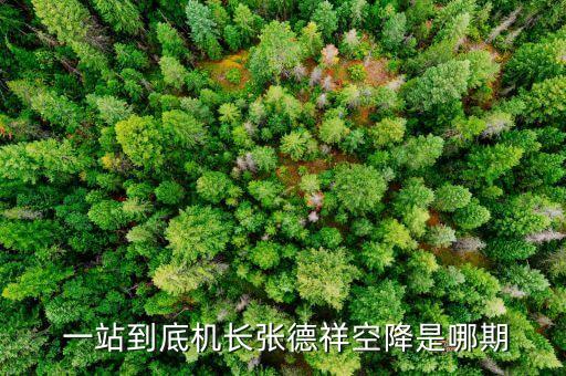  一站到底机长张德祥空降是哪期