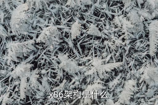 x86架构是什么