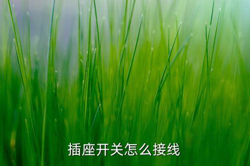 插座开关怎么接线