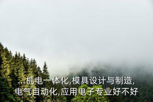 ...机电一体化,模具设计与制造,电气自动化,应用电子专业好不好