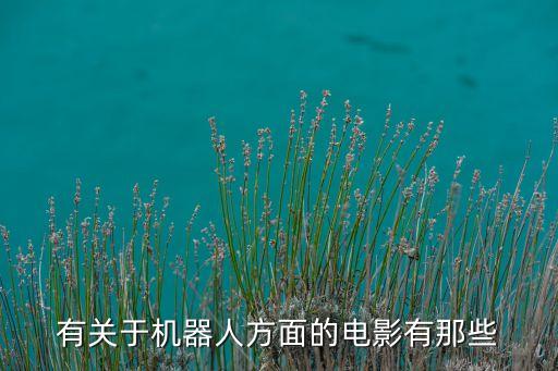 有关于机器人方面的电影有那些