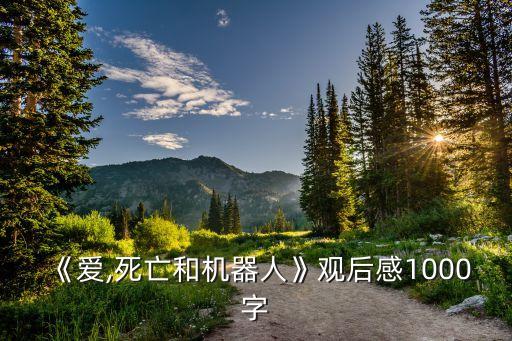 《爱,死亡和机器人》观后感1000字