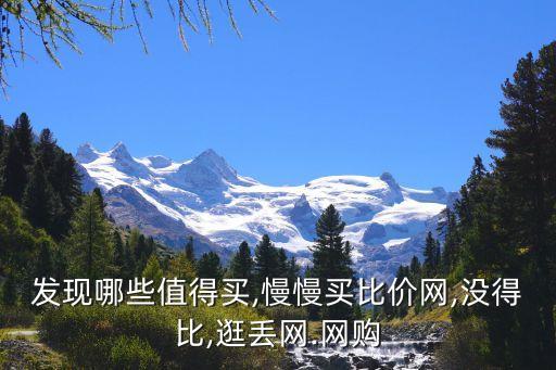 发现哪些值得买,慢慢买比价网,没得比,逛丢网.网购