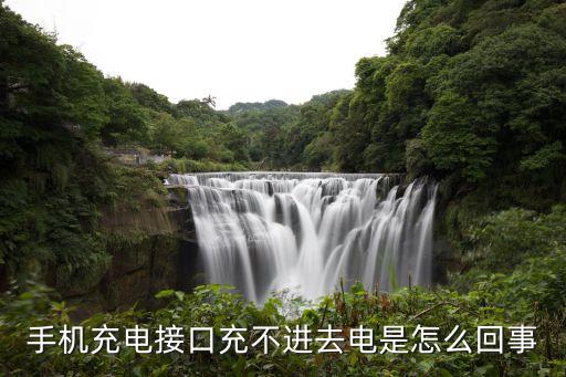 手机充电接口充不进去电是怎么回事