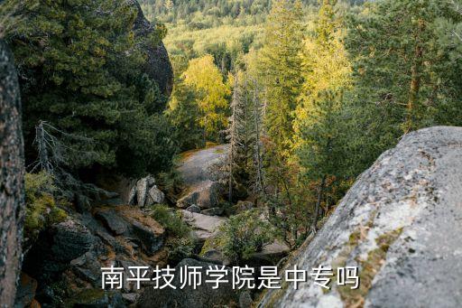 南平技师学院是中专吗
