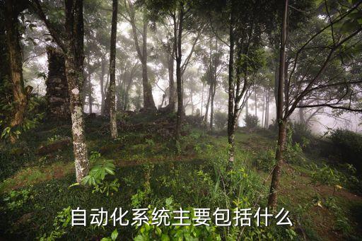 自动化系统主要包括什么
