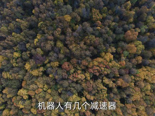 机器人有几个减速器