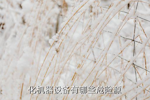 化机器设备有哪些危险源