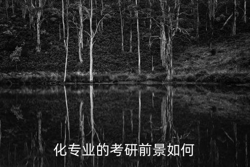 化专业的考研前景如何