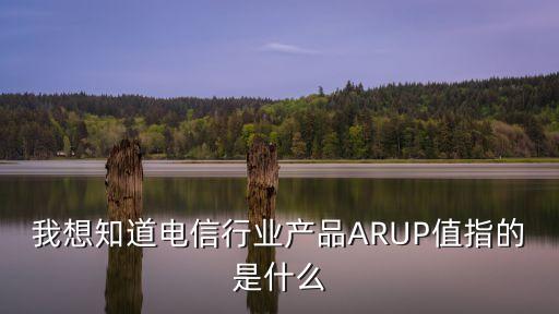 arup值，我想知道电信行业产品arup值指的是什么